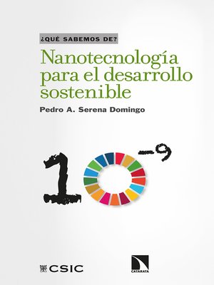 cover image of Nanotecnología para el desarrollo sostenible